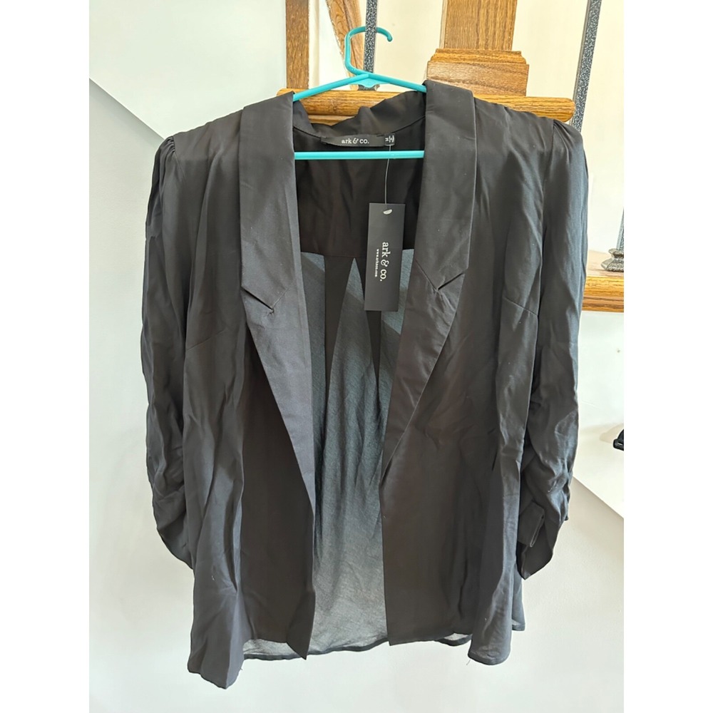 ark and co black jacket‎ medium NWT